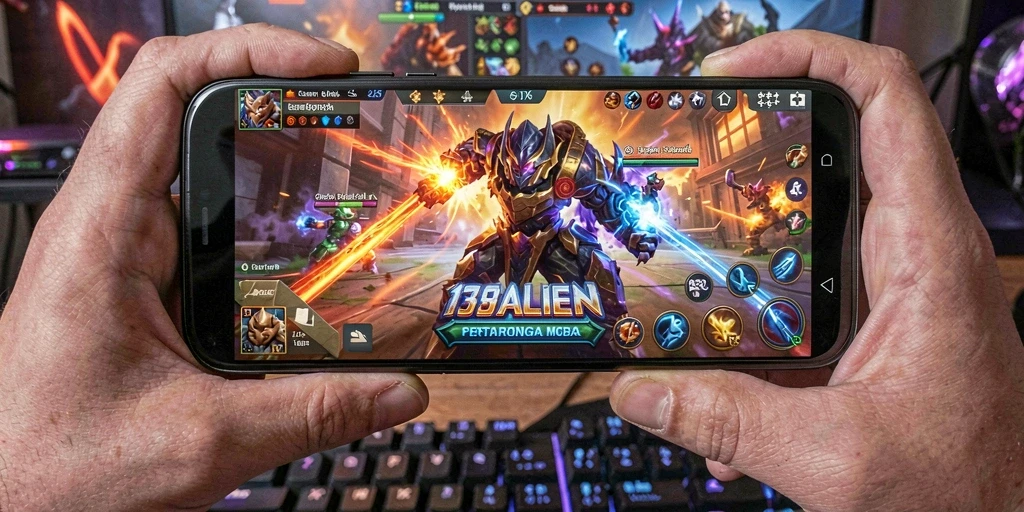 Tangkapan layar dari gameplay seru 138ALIEN dalam pertempuran tim.