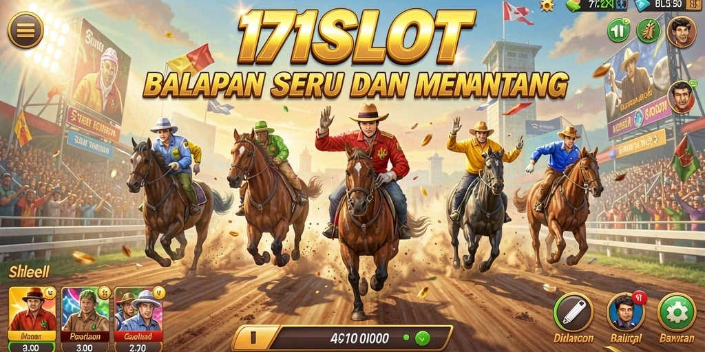 Tampilan menarik saat balapan di 171SLOT.