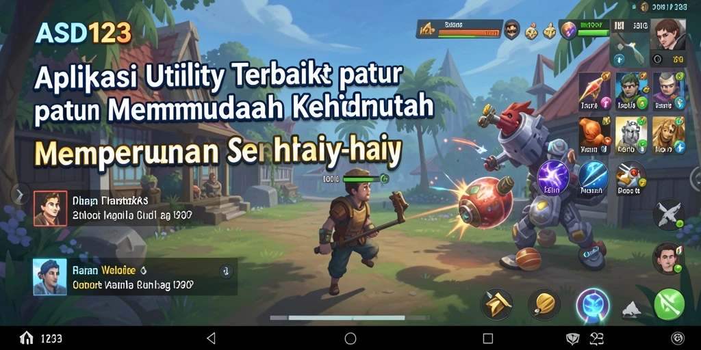 Tampilan utama screenshot ASD123 yang menunjukkan antarmuka intuitif.