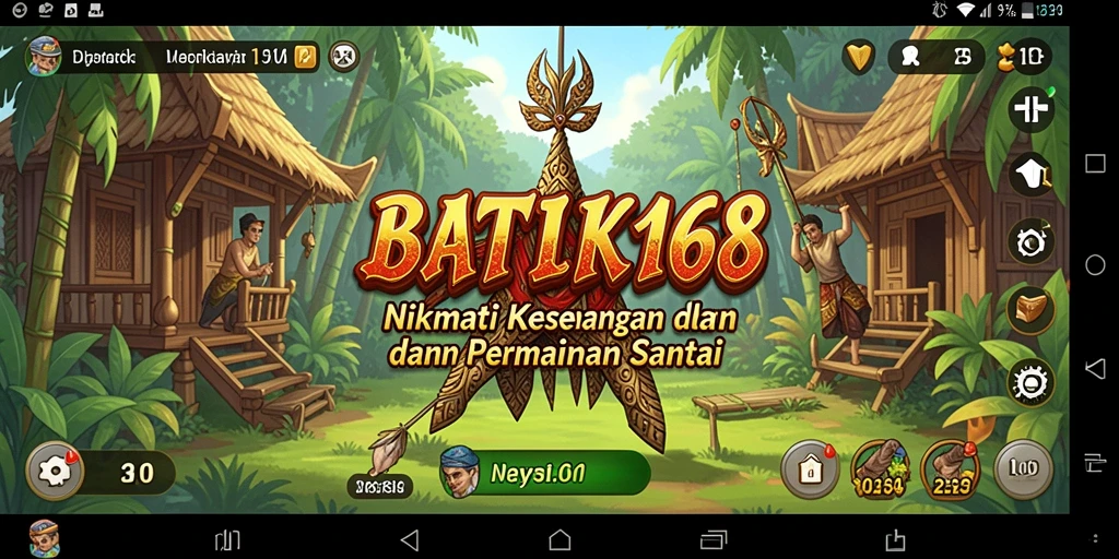 Menampilkan gameplay seru dan interaksi pemain dalam BATIK168.