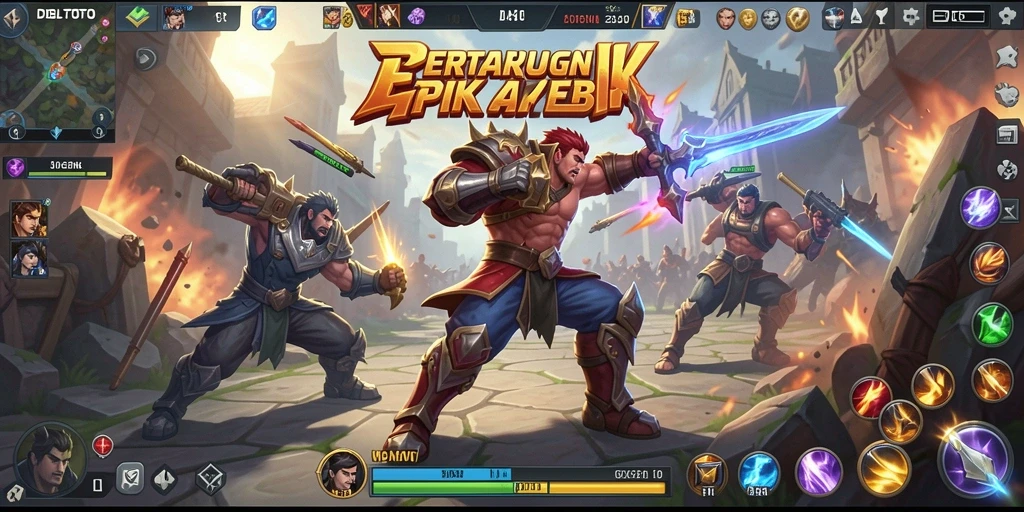 Gameplay seru DBLTOTO dengan karakter karakter unik dan strategi tim.