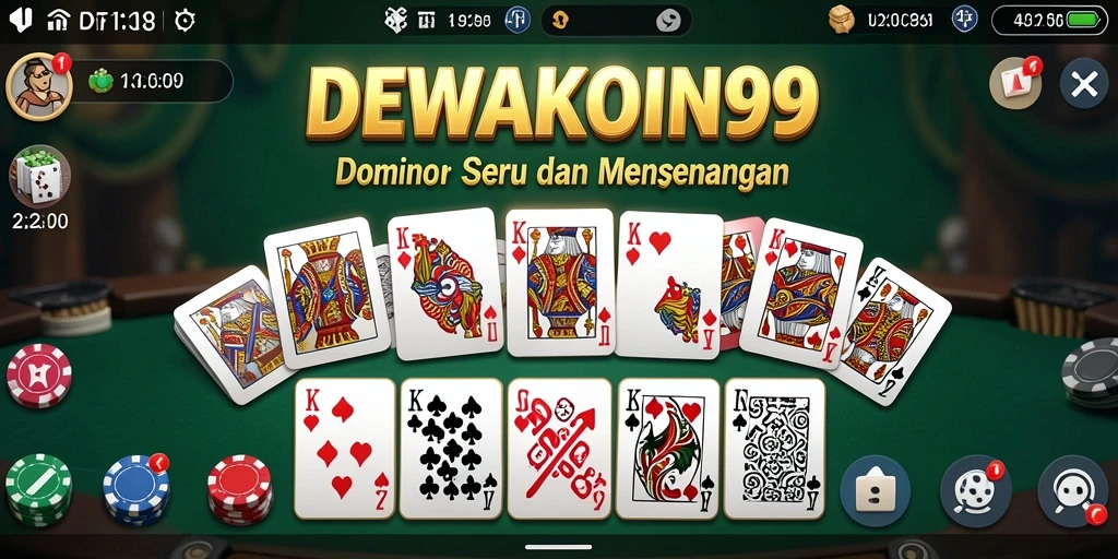 Tampilan gameplay DEWAKOIN99 yang menarik dan interaktif.