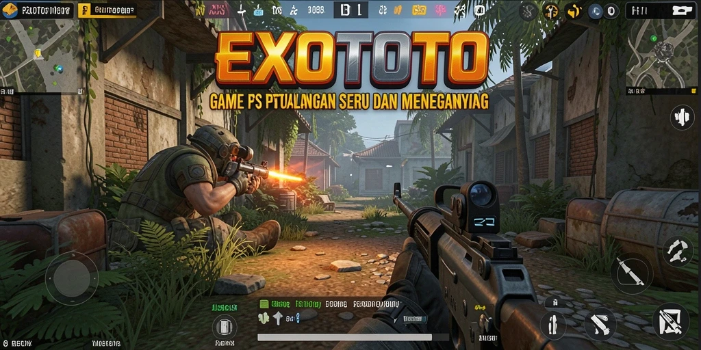 Gameplay menyeramkan dalam EXOTOTO dengan visual menakjubkan dan aksi cepat.