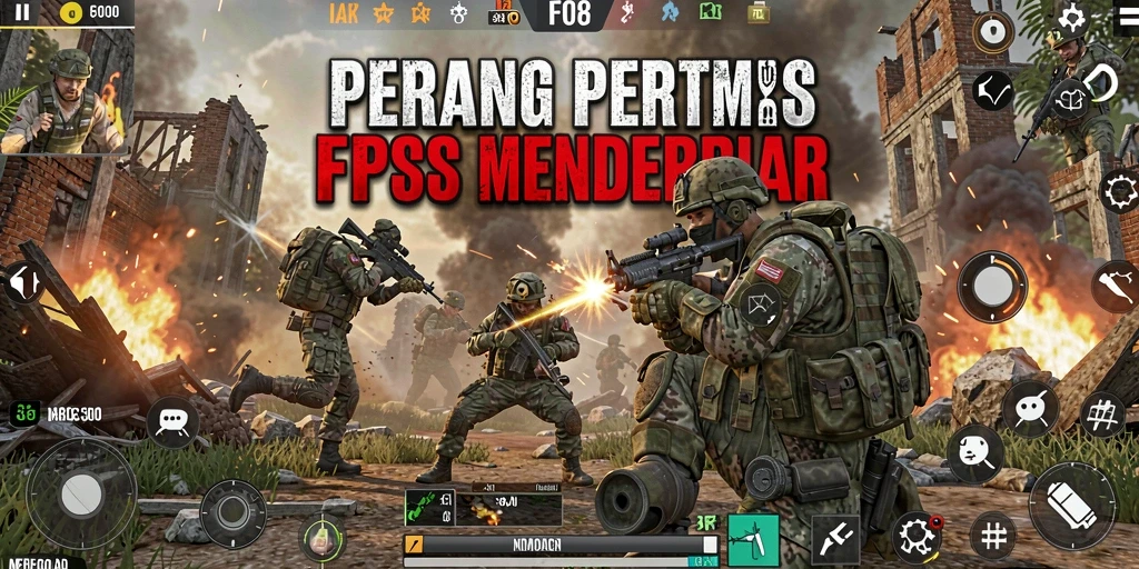 Tangkapan layar utama gameplay FO8 menunjukkan aksi pertempuran yang mendebarkan.