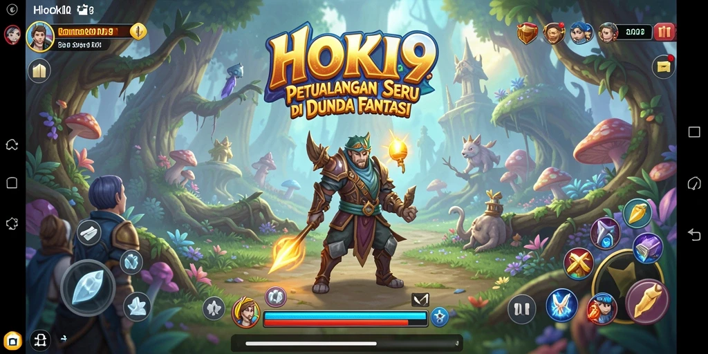 Screenshot gameplay HOKI9 yang menunjukkan aksi petualangan mendebarkan.