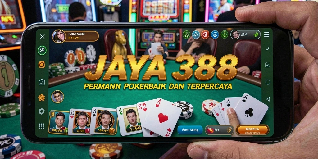 Screenshot gameplay JAYA388 yang menarik dalam permainan Poker.