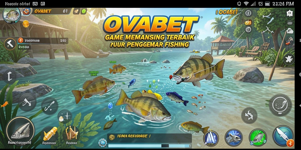 Gameplay menarik dari OVABET saat memancing berbagai jenis ikan.