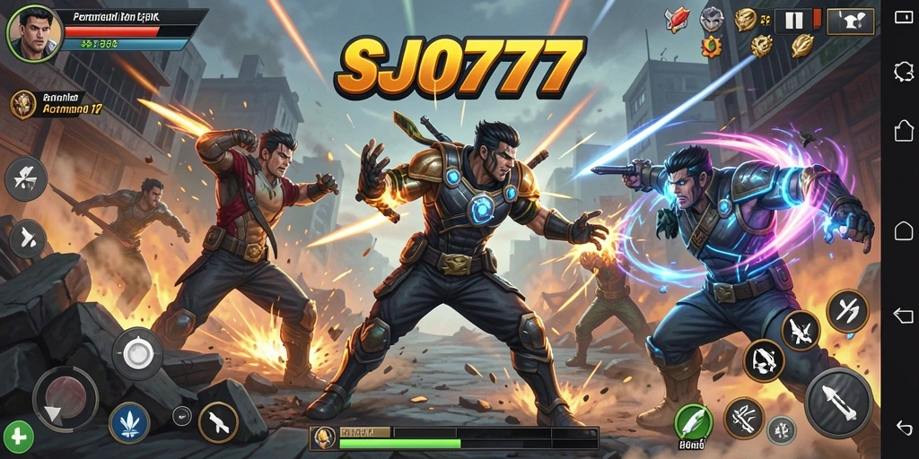 Tampilan gameplay SJO777 yang penuh aksi dan seru.