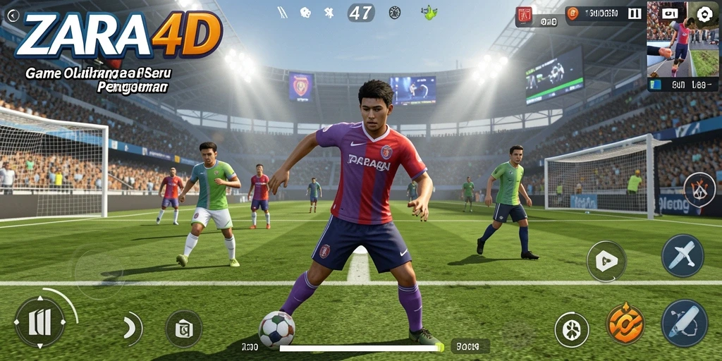 Tampilan gameplay ZARA4D yang menegangkan dan seru.