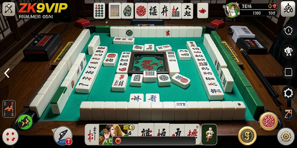 Gameplay menarik ZK9VIP dengan elemen Mahjong yang seru.